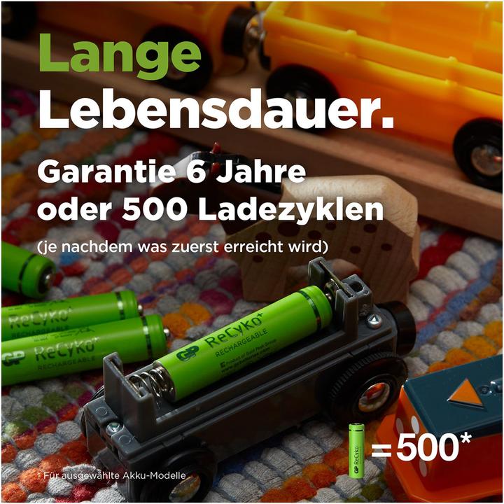 Produktbild GP Batteries ReCyko (2 Stk., AAA, 850 mAh)