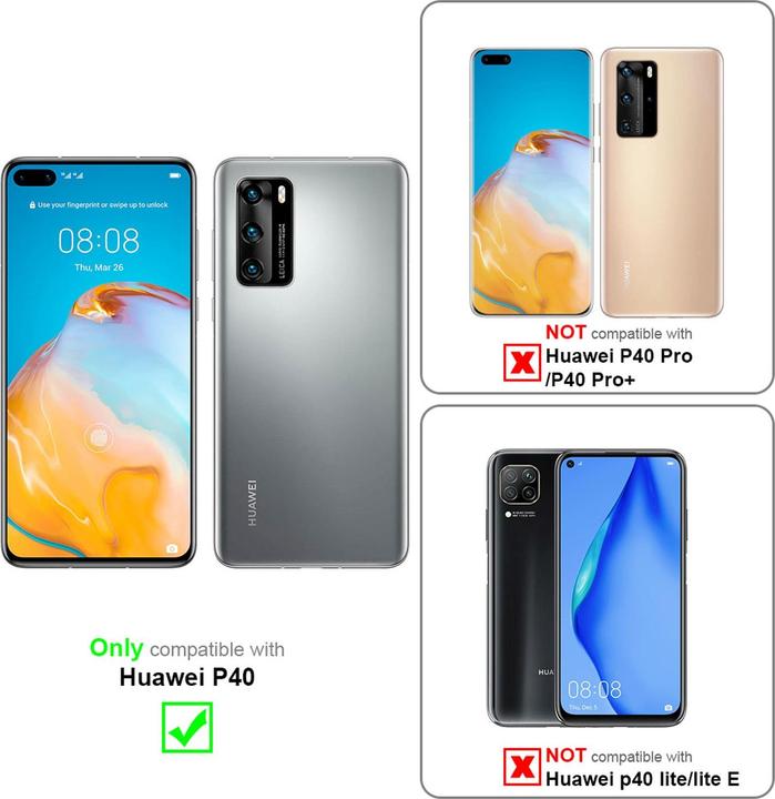 Produktbild Cadorabo TPU Handy Kette SILBER Cover