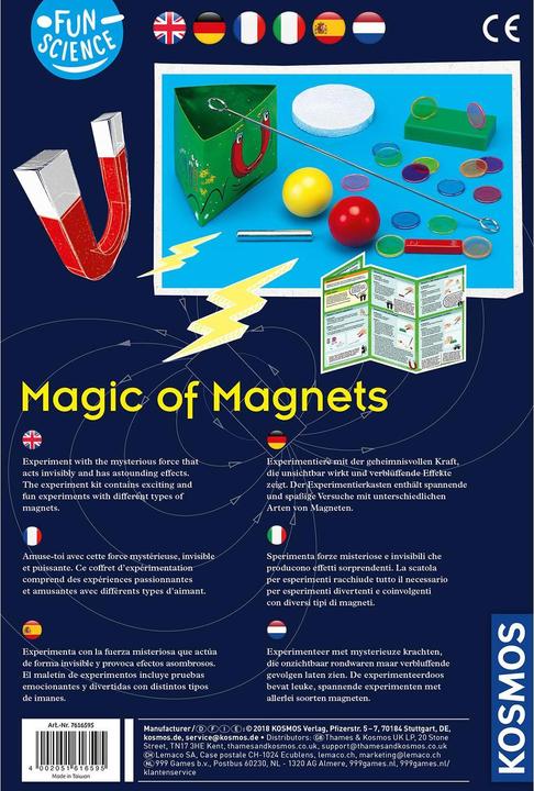 Actual product image Kosmos Magnets experiment set