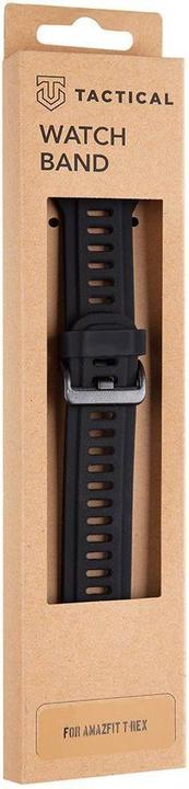 Image du produit Source 606 Bande silicone pour Amazfit T-Rex|T-Rex Pro Noir (Silicone)