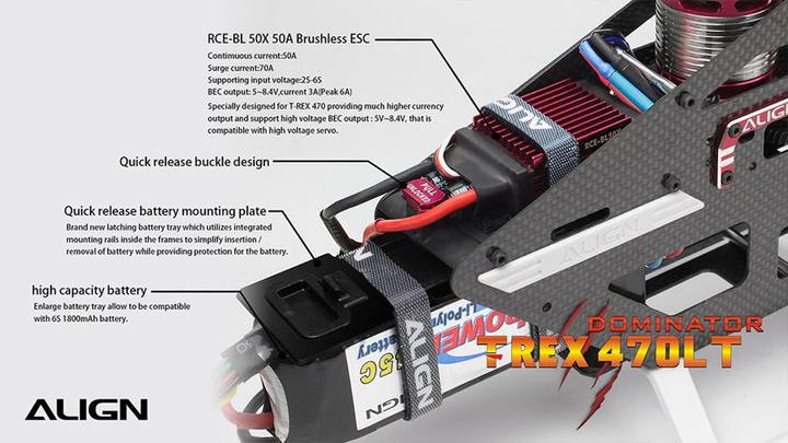 Immagine prodotto Align T-REX 470LT Dominator Combo