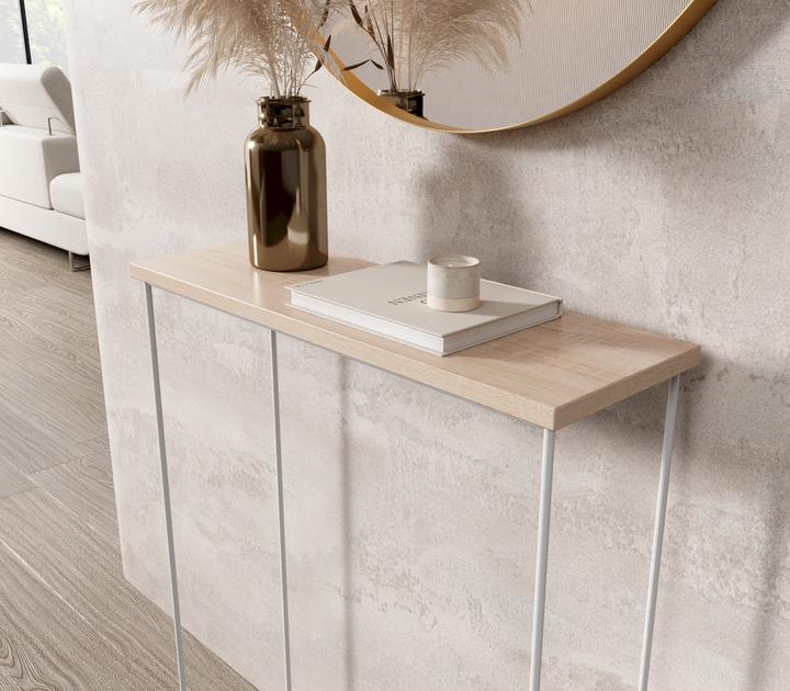 Image du produit ADRK Furniture Table console Sili (100 x 100 x 70 cm)