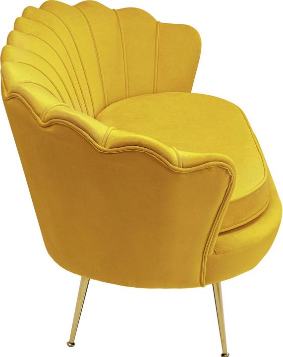 Actual product image Kare Design Sofa Water Lily 2-Seater Yellow 132cm (2 person sofa)