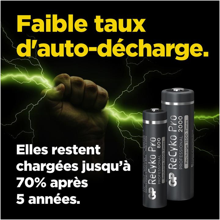 Actual product image GP Batteries ReCyko Pro (4 pcs., AA, 2000 mAh)