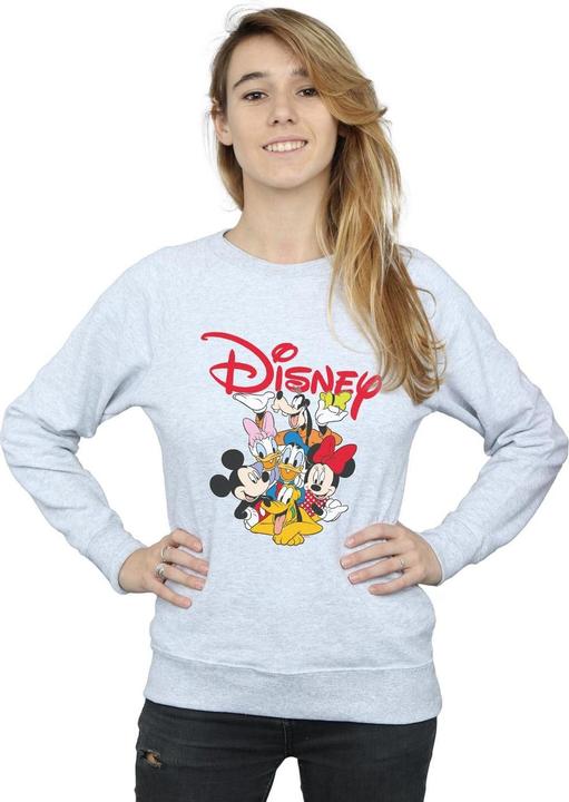 Actual product image Disney Womens/Ladies Mickey Mouse Crew Sweatshirt (XXL)