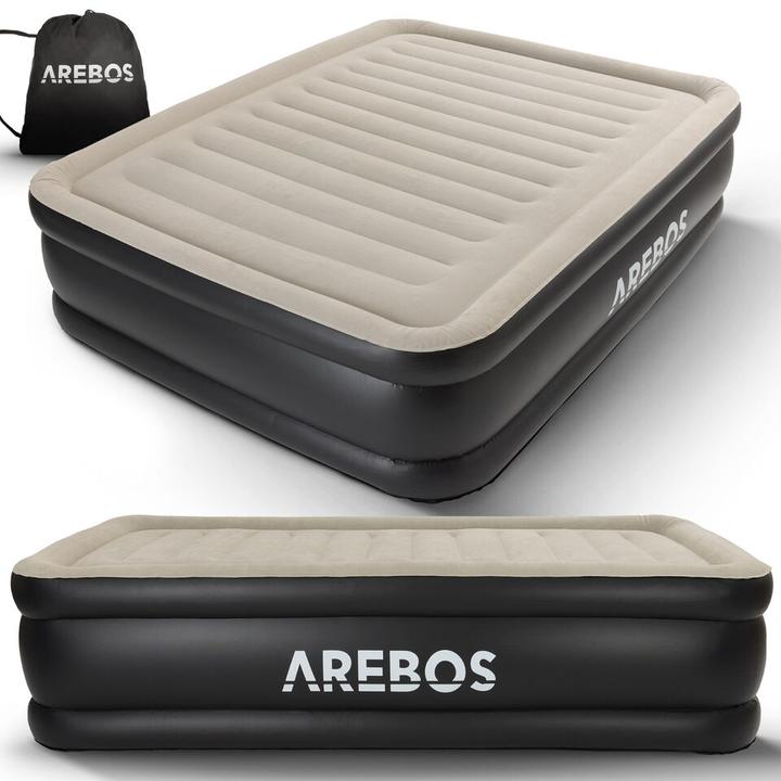 Arebos Aufblasbare Matratze (152.5 x 203 cm)