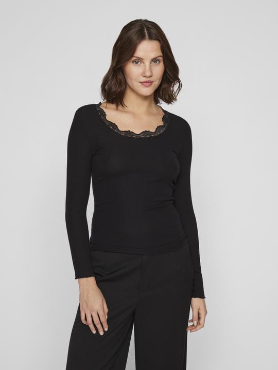 Actual product image Vila Round neck top with long sleeves (L)