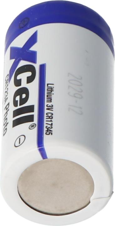 Actual product image XCell Lithium battery CR23 (1 pcs., RCR123A, 1550 mAh)