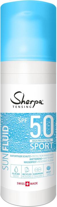 Sherpa Tensing Sun Fluid Sport (Sonnencreme Gesicht, SPF 50, 50 ml, 82 g)