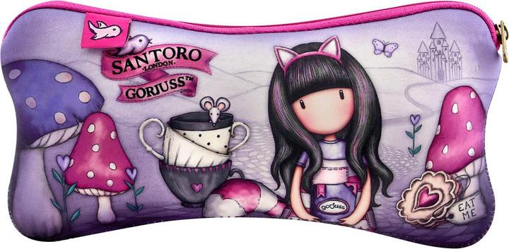 Image du produit Safta Trousse d'école Gorjuss Cheshire cat Lila (22 x 11.3 x 1 cm)