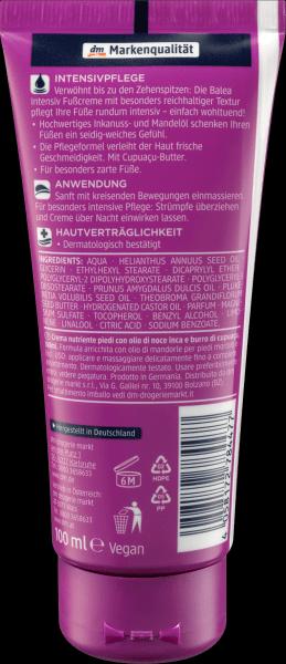 Produktbild dm Balea DUPLIKAT Fusscreme Intensiv (Fusscrème & Fussgel, 100 ml)