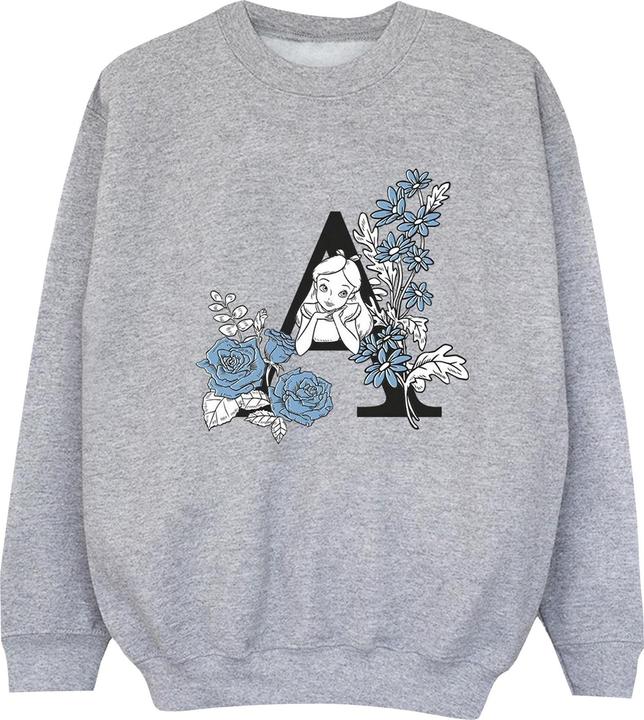 Produktbild Disney Sweatshirt Jungen Alice im Wunderland Buchstabe A (152, 158)