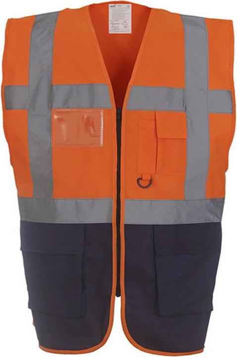 Bleu marine, Jaune fluo
