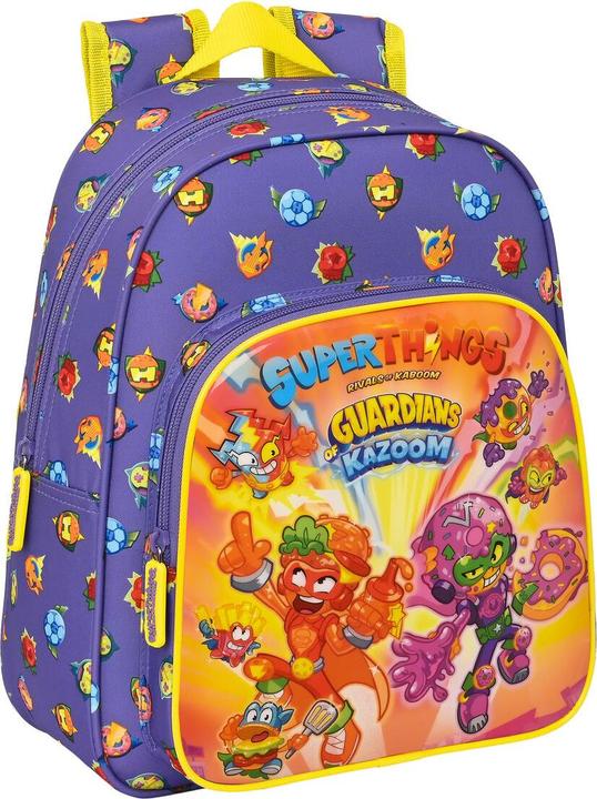 Image du produit Superthings Sac à dos scolaire Guardians of Kazoom Violet Jaune (27 x 33 x 10 cm) (10 l)