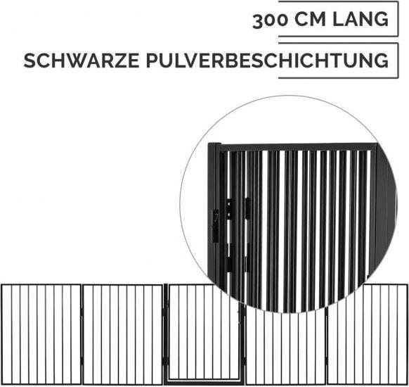 Immagine prodotto Juskys Protezione per caminetto 300 x 76 cm pieghevole