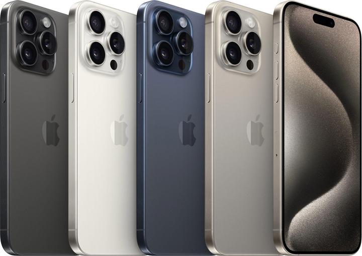 Produktbild Apple iPhone 15 Pro Max (1000 GB, Black Titanium, 6.70", SIM + eSIM, 48 Mpx, 5G)