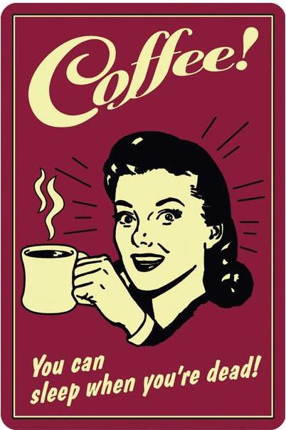 Blechschild Coffee (20 x 30 cm)
