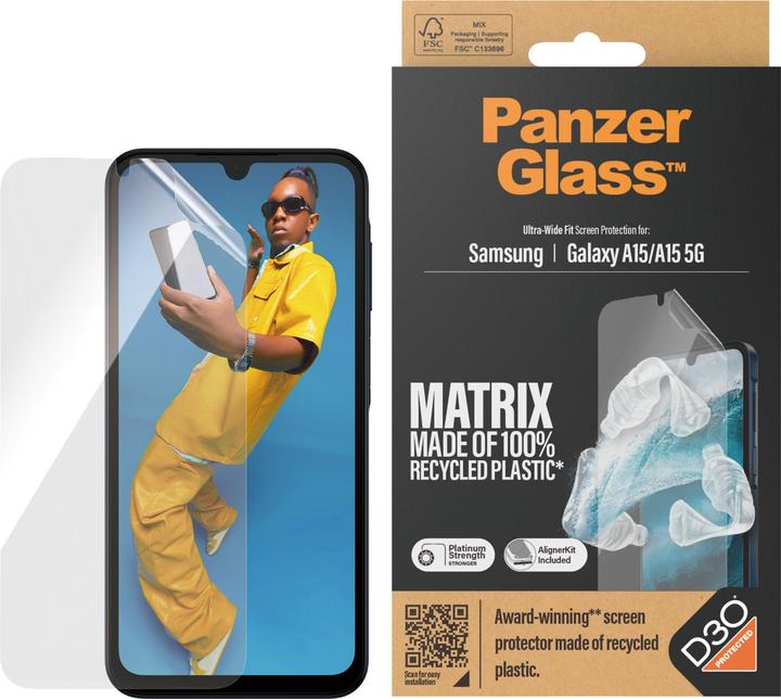 Produktbild PanzerGlass Matrix (1 Stück, Samsung Galaxy A15 5G, Samsung Galaxy A15)