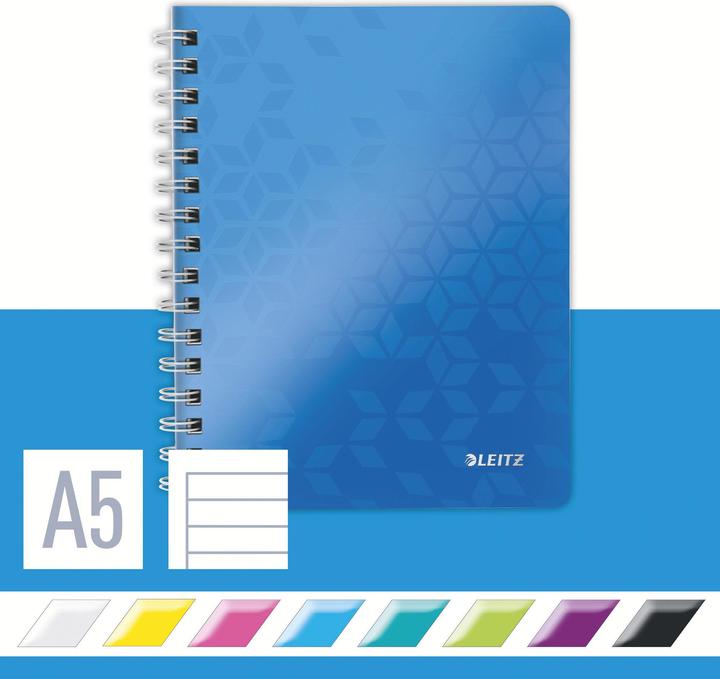 Actual product image Leitz Spiral book WOW (A5, Lined, Soft cover)