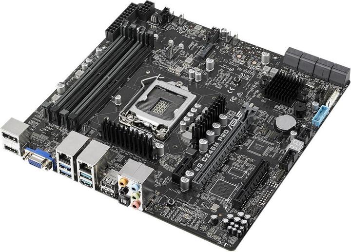 Actual product image ASUS C246M PRO (LGA 1151, Intel C246, mATX)