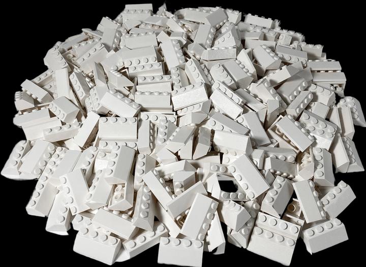 Image du produit LEGO 2x4 briques de toit blanches / 250 pièces / Briques blanches 3037 (3037, LEGO Accessoires)