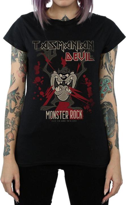 Immagine prodotto Looney Tunes Maglietta coton Monster Rock Diavolo della Tasmania Femme/Femme (S)