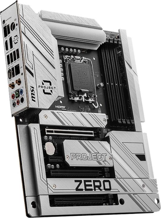 Actual product image MSI Z790 PROJECT ZERO (LGA 1700, Intel Z790, ATX)