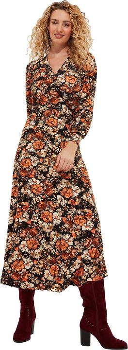 Image du produit Joe Browns PETITE Robe midi Autumnal Floral V-Neck (38)