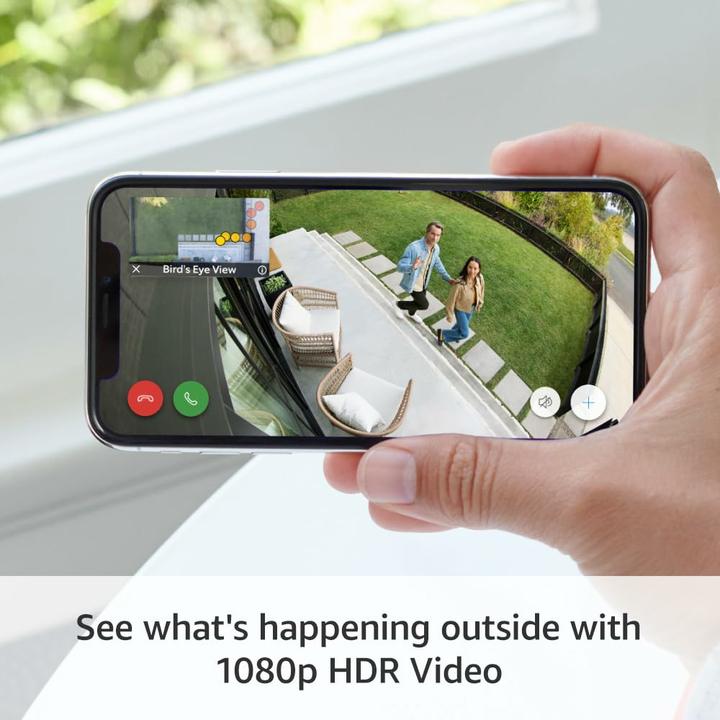 Actual product image Ring Stick Up Cam Pro - Battery - Black - EU (1920 x 1080 Pixels)
