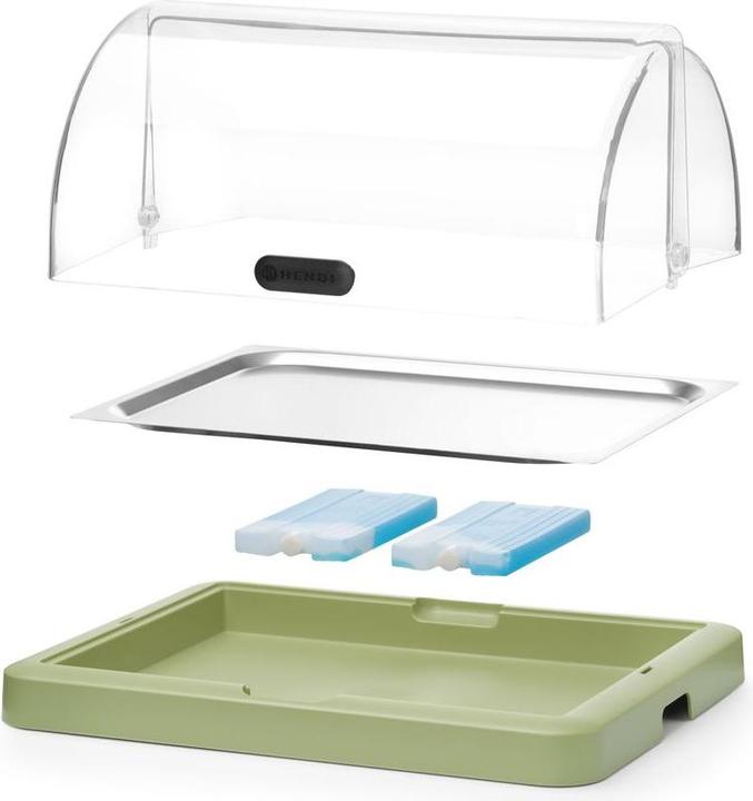 Actual product image Hendi Roll-top display case