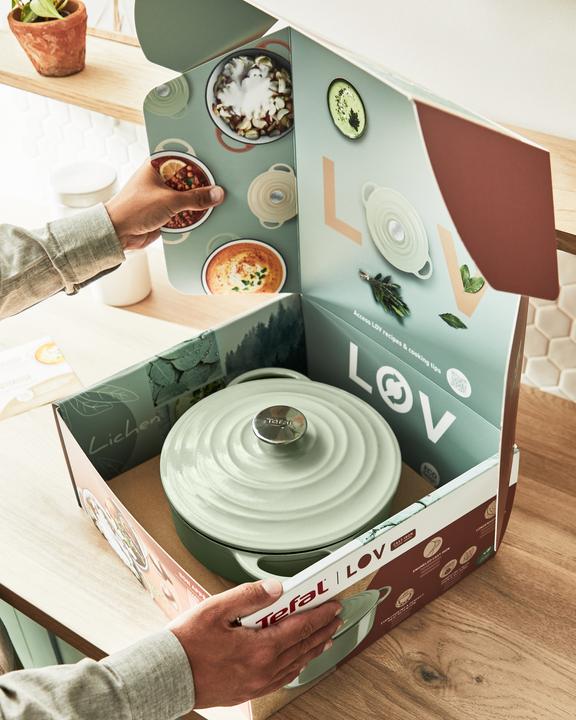 Actual product image Tefal LOV roaster (28 cm, Casserole + Stewpot, Pot, Cast iron)