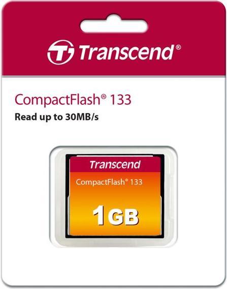 Actual product image Transcend Compact Flash Card (1 GB, CF)