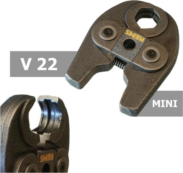 Produktbild Rems Presstang Mini V 22 - t/Nirosan, Viega, Frabo m.m. (115 mm)