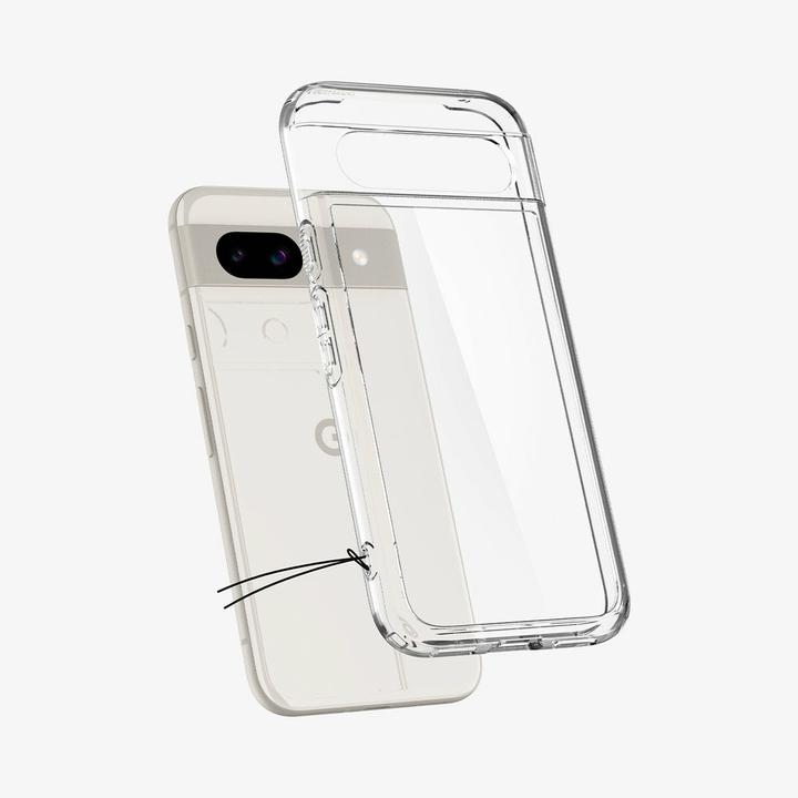 Actual product image Spigen Ultra Hybrid TPU Back Cover Transparent Google Pixel 8a (Google Pixel 8a)