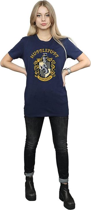 Actual product image Womens/Ladies Hufflepuff Cotton Boyfriend T-Shirt (XL)