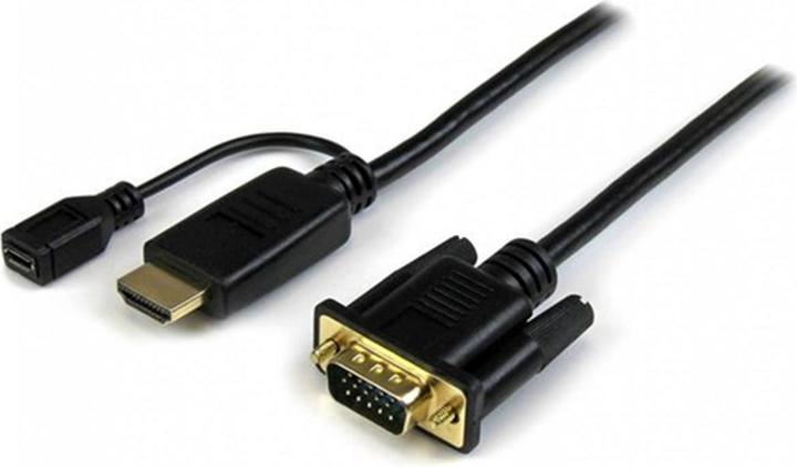 Produktbild StarTech 10ft HDMI To VGA Adapter Cable (3 m, HDMI)