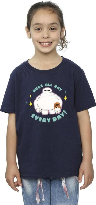 Immagine prodotto Disney Big Hero 6 Baymax Hugs Everyday Maglietta Ragazze (152, 158)