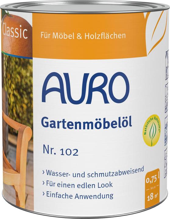 Actual product image AURO Garden furniture oil (Teak, 0.75 l)