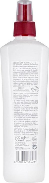 Immagine prodotto Babaria Rosa Mosqueta Aceite Corporal Hidratante Anti-Estrias 300ml (Olio corpo, 300 ml)