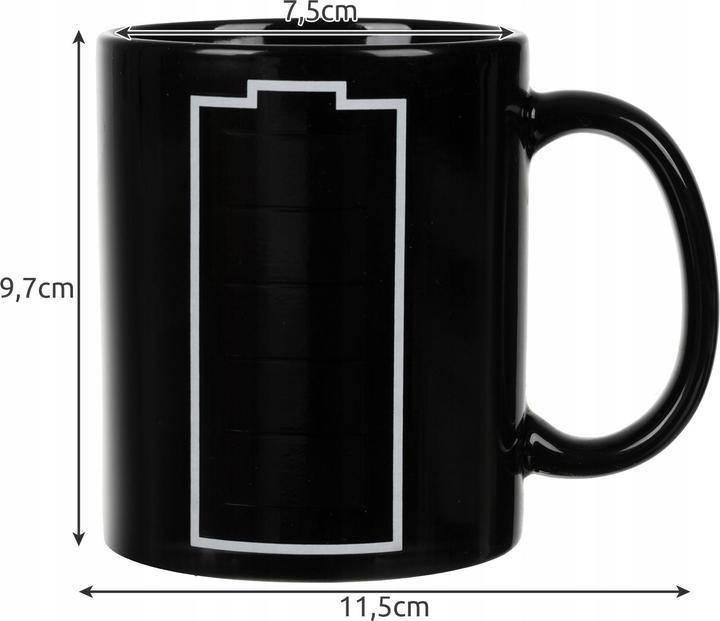 Produktbild Ruhhy Zauberbecher mit Batterieanzeige - 330 ml (330 ml, 1 x)