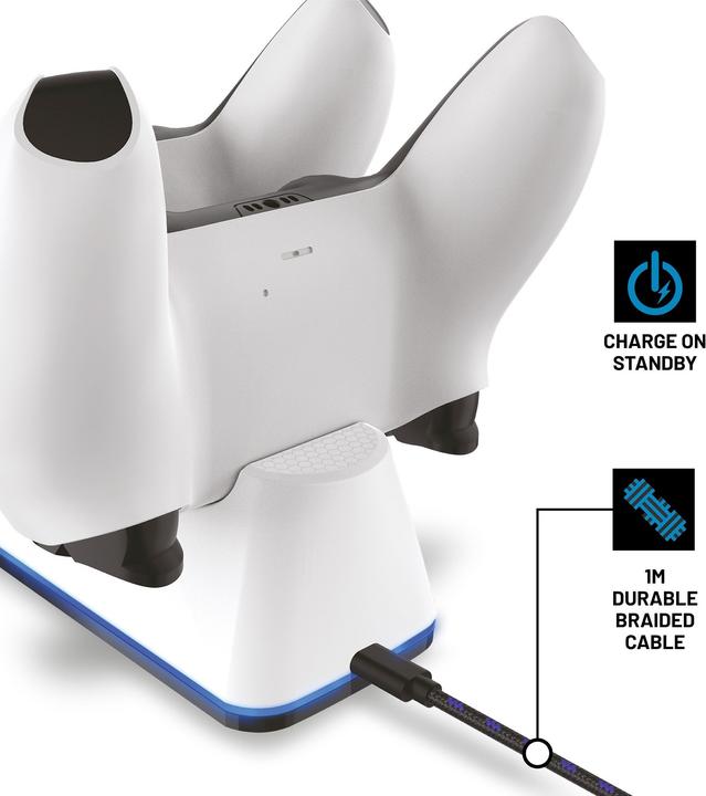 Actual product image Stealth Twin Charging Dock + Play & Charge Cable (PS5)