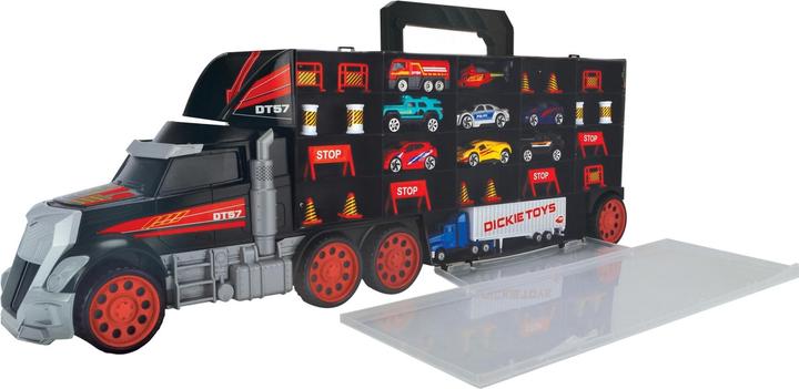 Actual product image Dickie Truck/storage case with cars