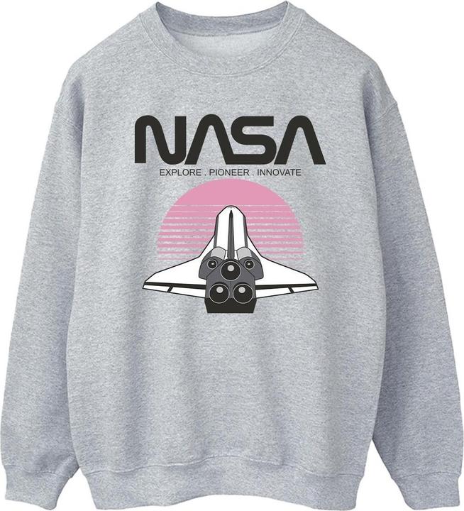 Actual product image Nasa Mens Space Shuttle Sunset Sweatshirt (XXL)