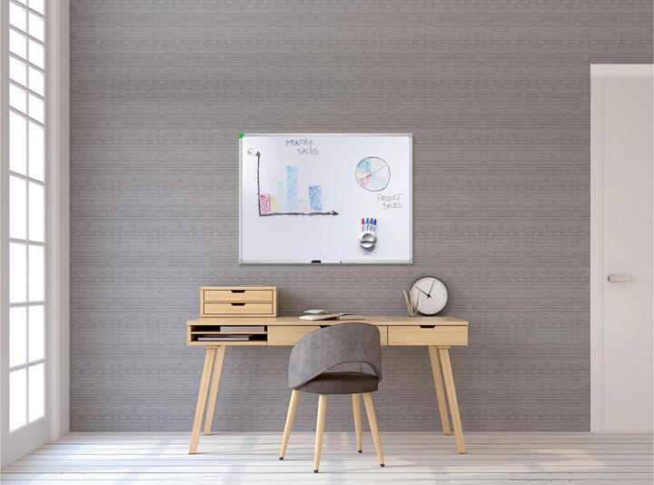 Immagine prodotto Franken Lavagna bianca U-Act!Line in acciaio (160 x 120 cm)