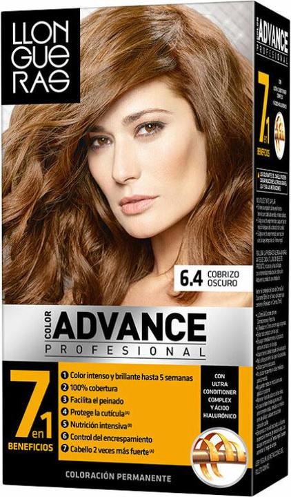 Produktbild Llongueras COLOR ADVANCE #6,4 cobrizo oscuro (6.4)