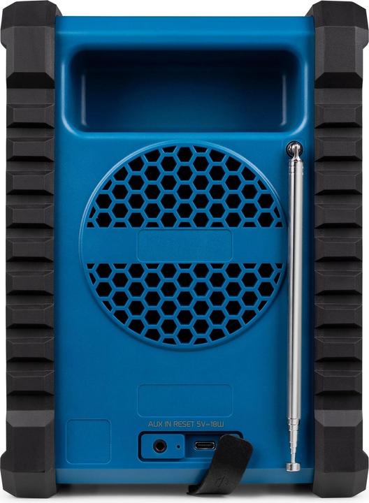 Image du produit Audizio Baustellenradio Temi Blau, Radio Tuner: FM, DAB+ (FM, DAB+ DAB, Bluetooth)