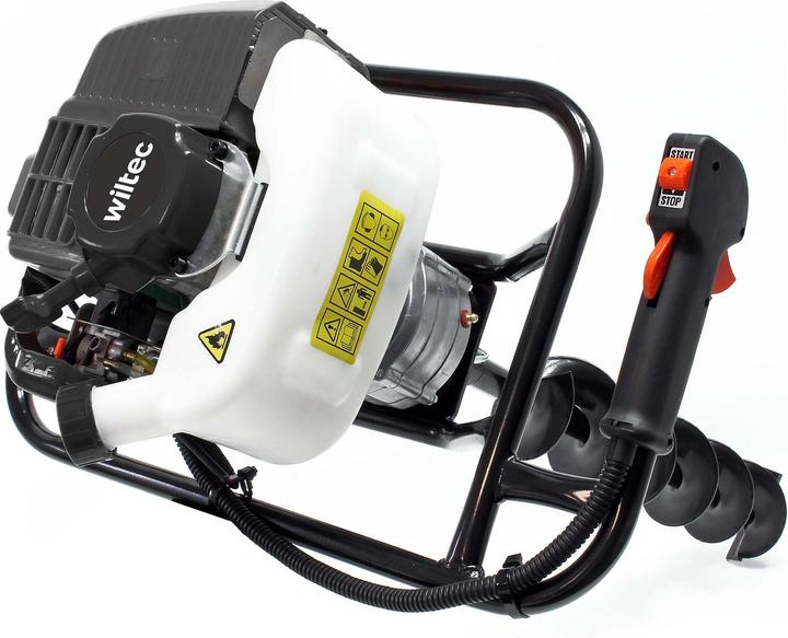 Image du produit Wiltec Tarière thermique Essence Set avec foret de 100 mm, 1,4 kW 1,9 CV Machine à percer Jardinage