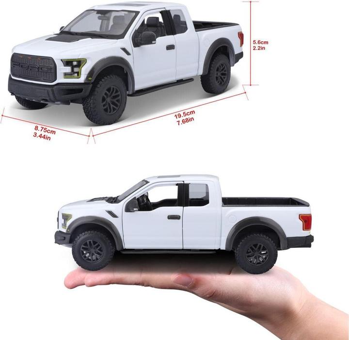 Immagine prodotto Maisto Ford F-150 Raptor 2017 1/24 bianco