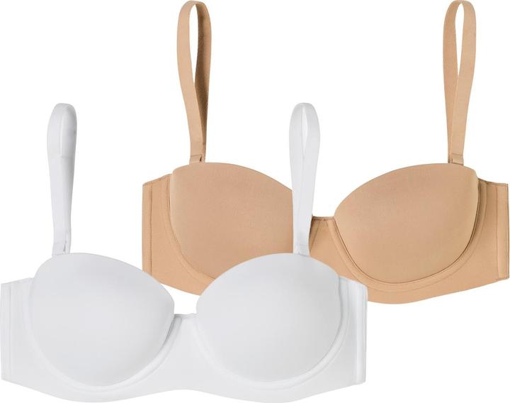 Actual product image Schiesser Bügel-BH Bandeau mit Schale - Unique Micro (75 D, pack of 2)