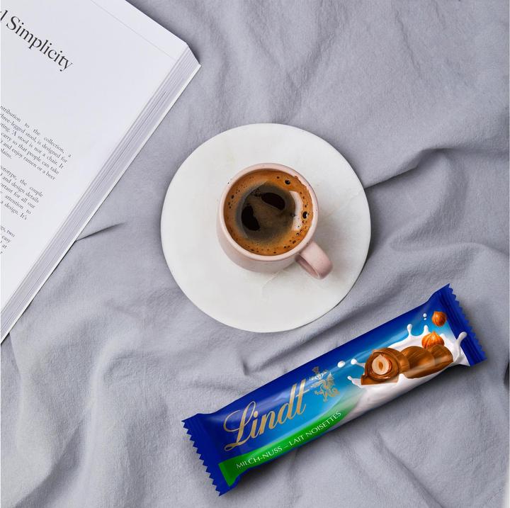 Produktbild Lindt Schokoladenriegel Milch Nuss Multipack (30 %, 630 g) (630 g)